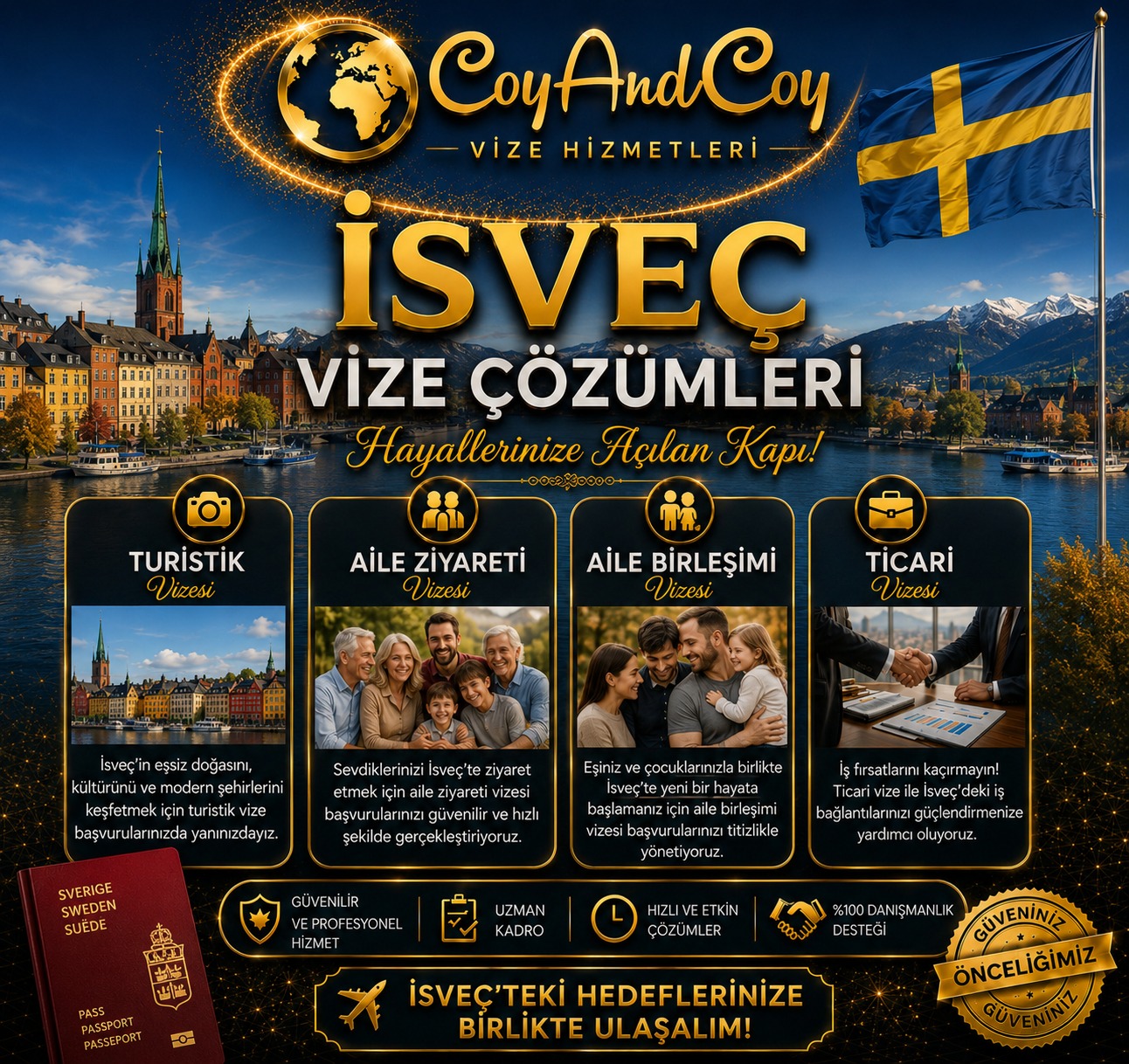 İsveç Eğitim Vizesi